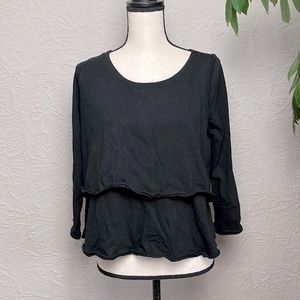 Free People Layered Keyhole Back Top